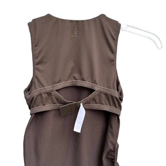 ATHLETA TANK With Internal Support Bra in Brown Women’s Size 34 - Picture 7 of 8
